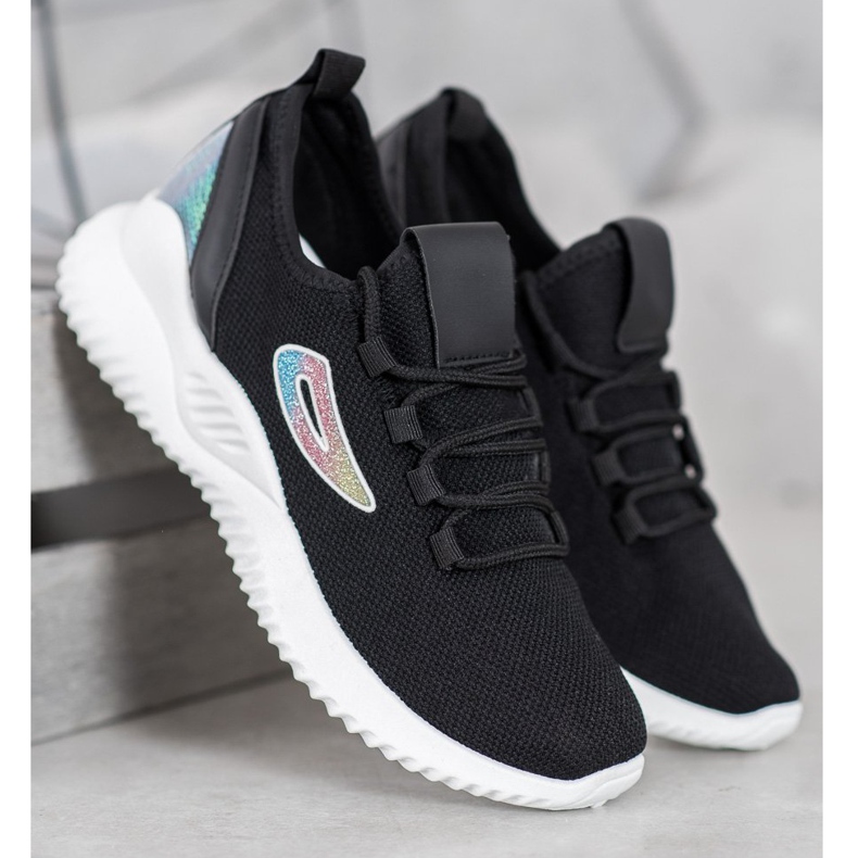 MCKEYLOR Sneakers med paljetter svart 1