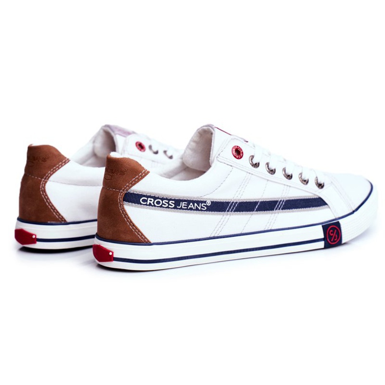Herr Sneakers Cross Jeans Vit FF1R4042C 1