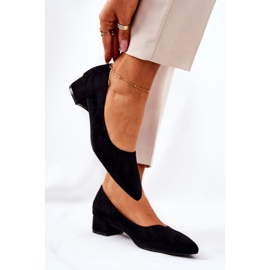 SEA Klassiska dampumps mocka svart Rheya 2