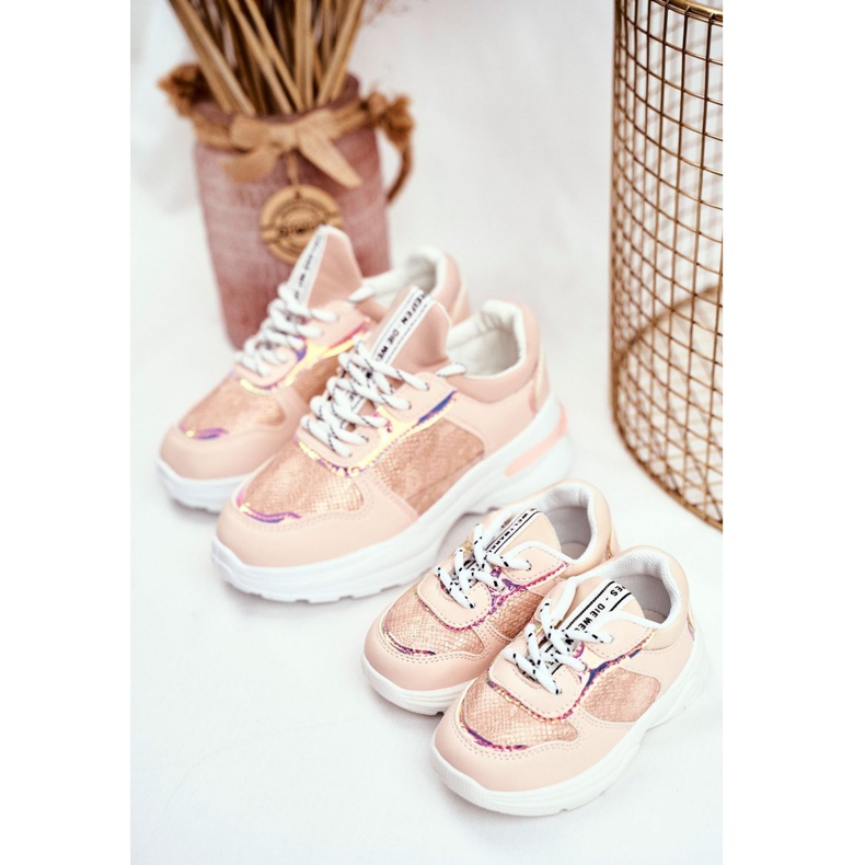 FRROCK Barnsportskor Pink Snake Matylda rosa 1