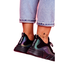 Kvinnors sportskor Big Star Black FF274A053 svart mångfärgad 4