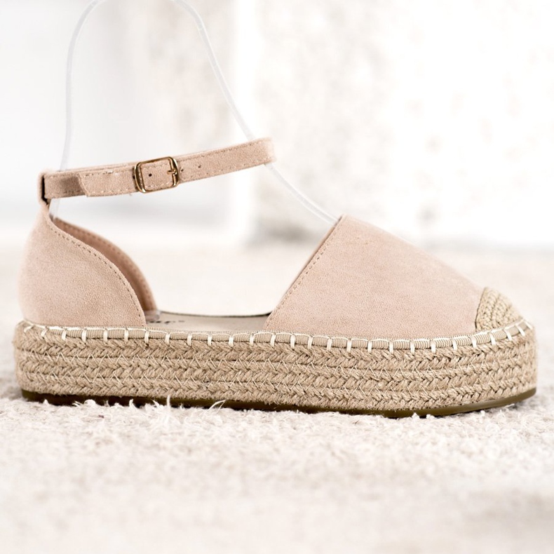 Seastar Beige Espadrilles på plattformen 1