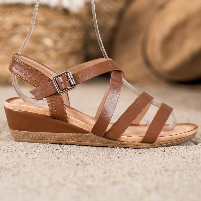 Mannika Casual Wedge Shoes brun 1