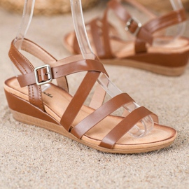 Mannika Casual Wedge Shoes brun 2