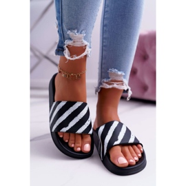 Aynna svarta tofflor för kvinnor 2