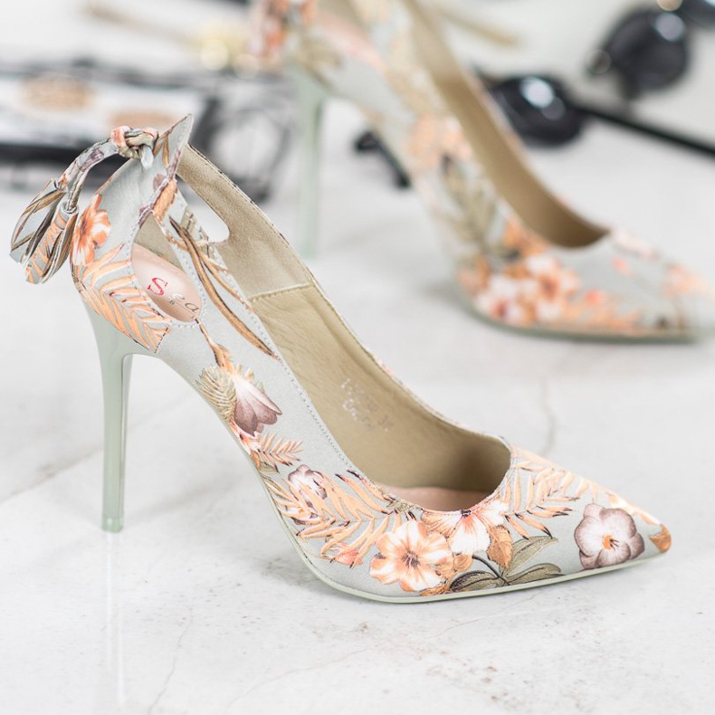 Seastar Snygga nålar i blommor mångfärgad grön 1