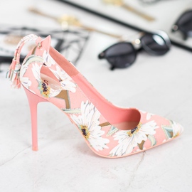 Seastar Snygga nålar i blommor rosa mångfärgad 2