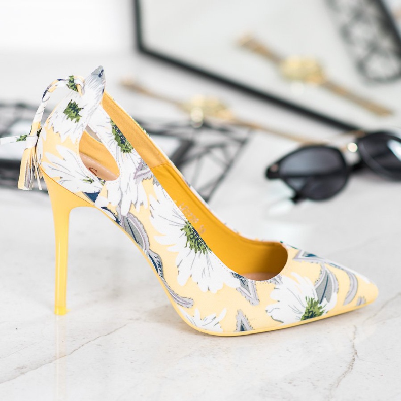 Seastar Snygga nålar i blommor mångfärgad gul 2