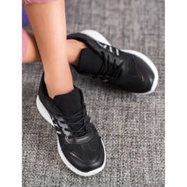 SHELOVET Bekväma skor med mesh svart 1