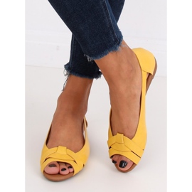 Ballerinas cut honey CC221P Yellow gul 1