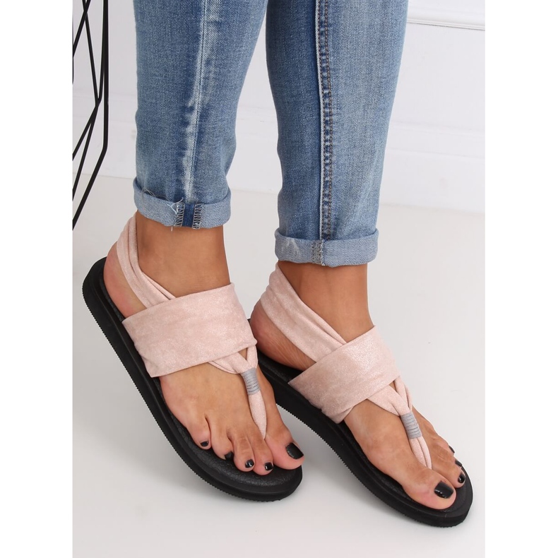 Sandaler, bomullsrosa sandaler DD82P Rosa 1