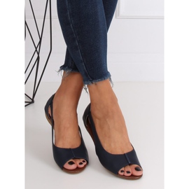 Öppna skor marinblå NH-23P DK.BLUE 2