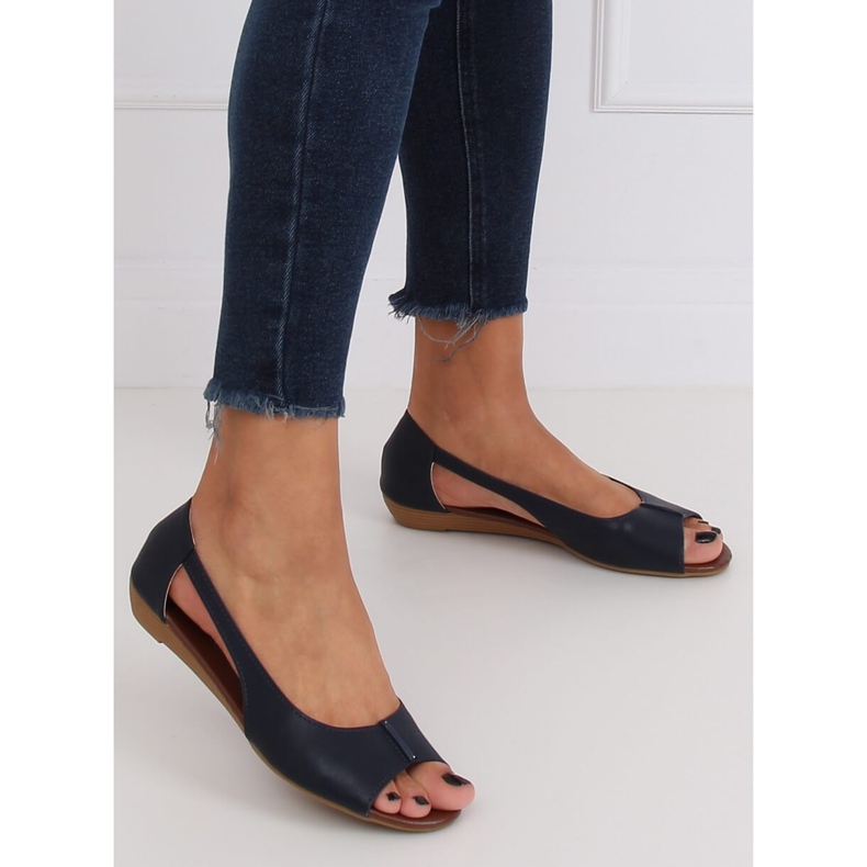 Öppna skor marinblå NH-23P DK.BLUE 1