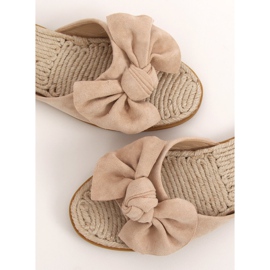 Beige espadrilles beige tofflor dam YT-98 Beige 1