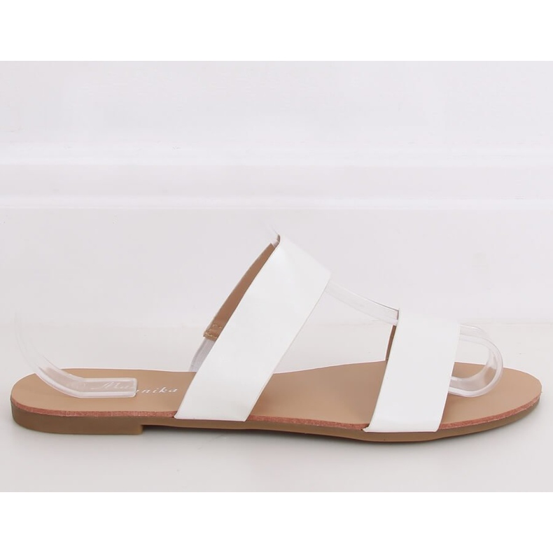 Enkla vita tofflor S060074 Vit 2