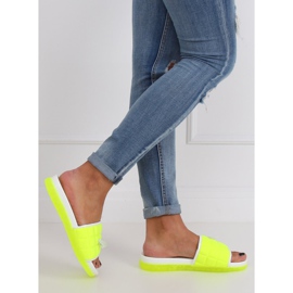 Neon damtofflor G-338 Grön mångfärgad 1