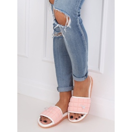 Rosa kvinnors rosa tofflor G-338 Rosa 1