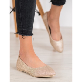 Seastar Glitter ballerinor gyllene 2