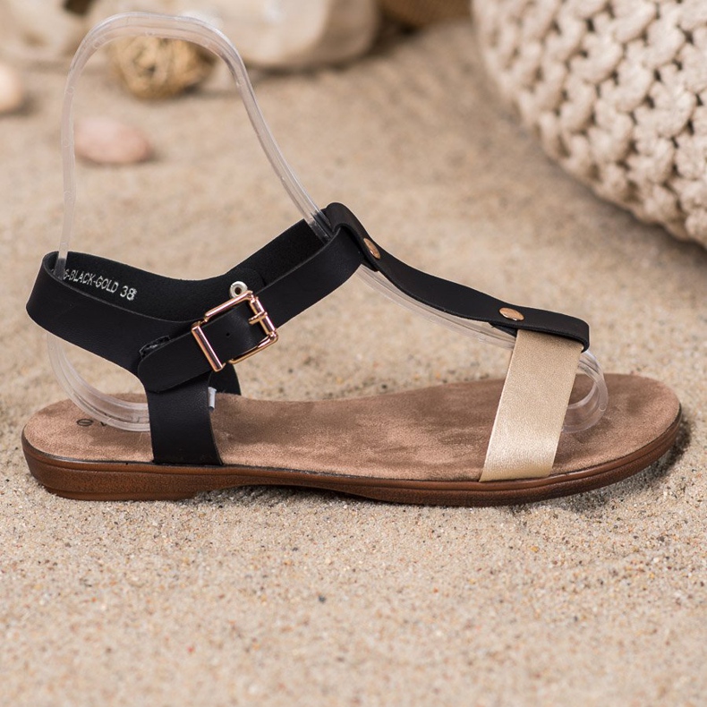 Evento Bekväma sandaler svart 2