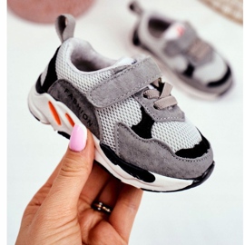 Apawwa Sportbarnskor med kardborregrå Yetto 1