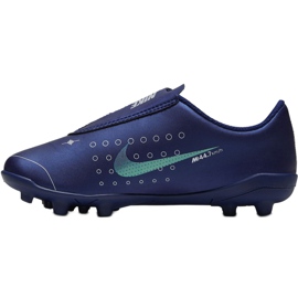 Nike Mercurial Vapor 13 Club Mds Mg PS (V) Jr CJ1149 401 fotbollsskor marinblå 2
