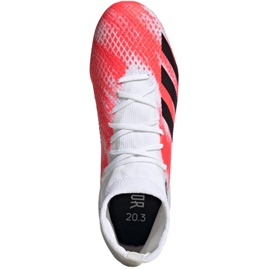 Adidas Predator 20.3 Fg M EG0910 fotbollsskor mångfärgad vit 1