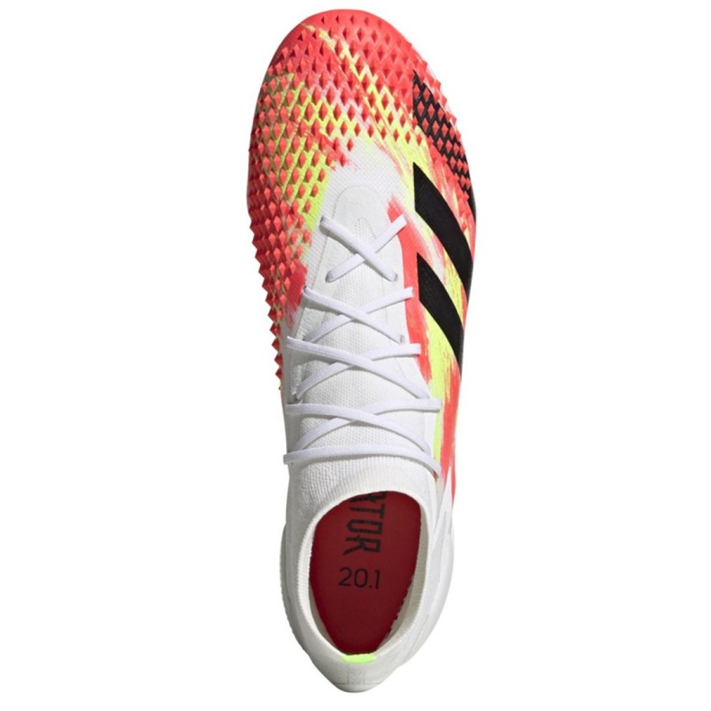 Adidas Predator Dracon 20.1 Fg M EG1599 fotbollsskor mångfärgad vit 2