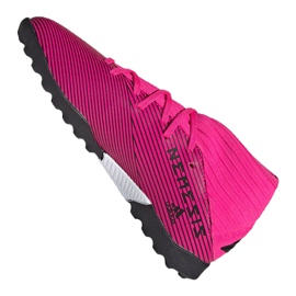 Adidas Nemeziz 19.3 Tf Jr F99944 skor rosa 3