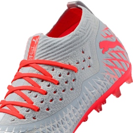 Puma Future 4.2 Netfit Mg M 105681-01 fotbollsskor silver- 2