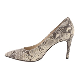Animal Pumpar på en pin Anis 4716 python beige 1