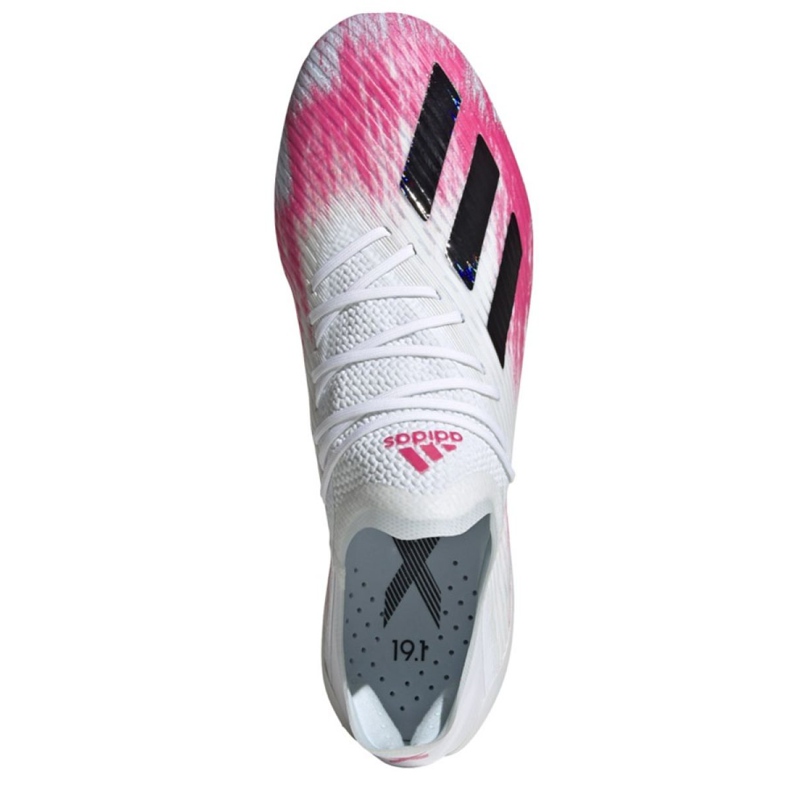 Adidas X 19.1 Sg M EG7143 fotbollsskor mångfärgad vit 2