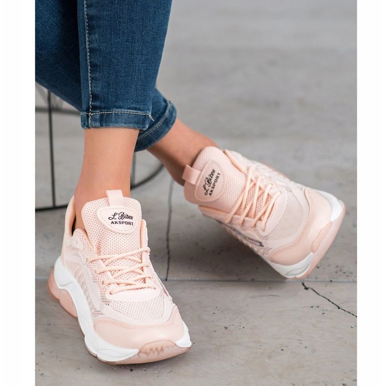 Via Giulia  Mode sport sneakers rosa 1