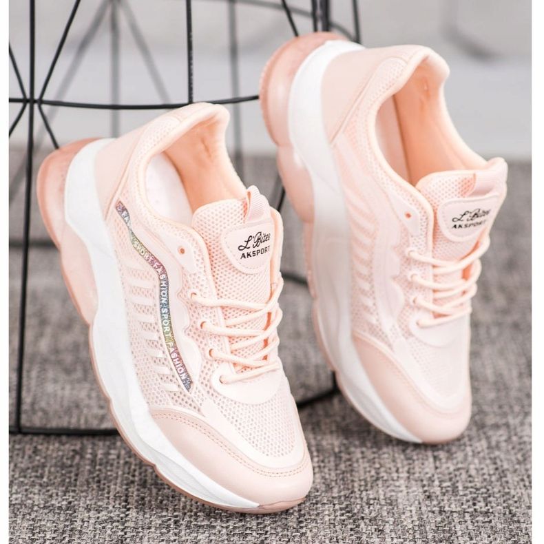 Via Giulia  Mode sport sneakers rosa 2