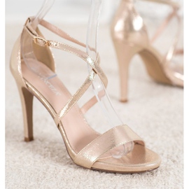 Vinceza Sexiga guldklackar gyllene 1