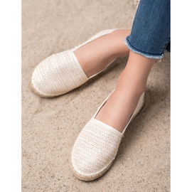 SHELOVET Flätad Beige Espadrilles 1
