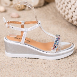 SHELOVET Snygga kilar med ekoläder grå 2