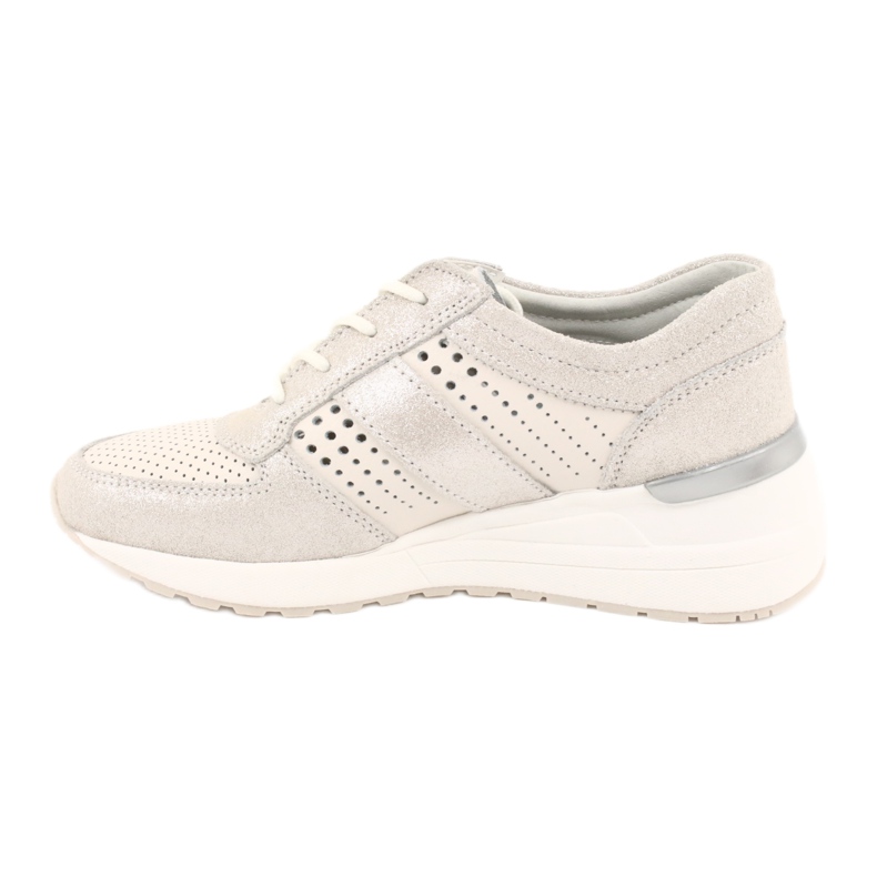 Jezzi Bekväma sportskor på kilklacken 20PB08-1641 beige 1