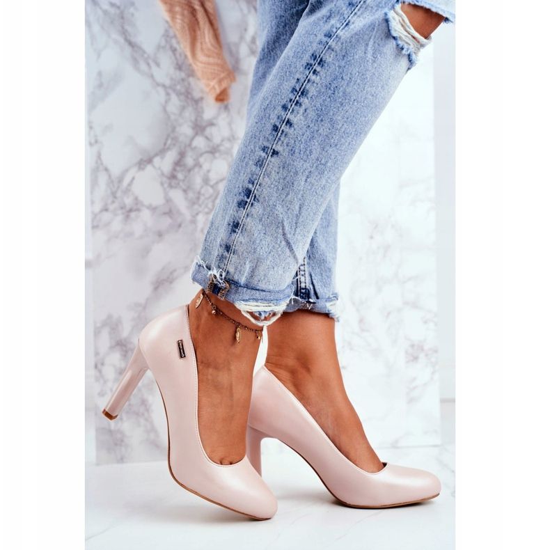 Dam Pumps Pearl On a Heel Sergio Leone Puderrosa Campbell 2