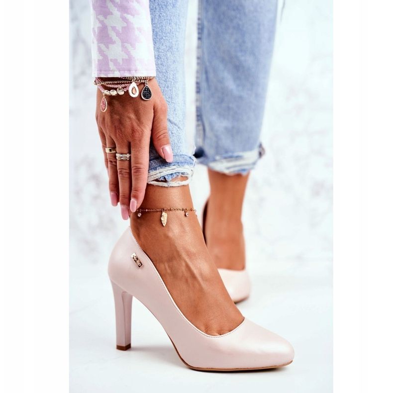 Dam Pumps Pearl On a Heel Sergio Leone Puderrosa Campbell 1