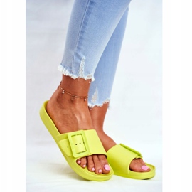 Dam Tofflor Big Star med grönt spänne FF274A390 1