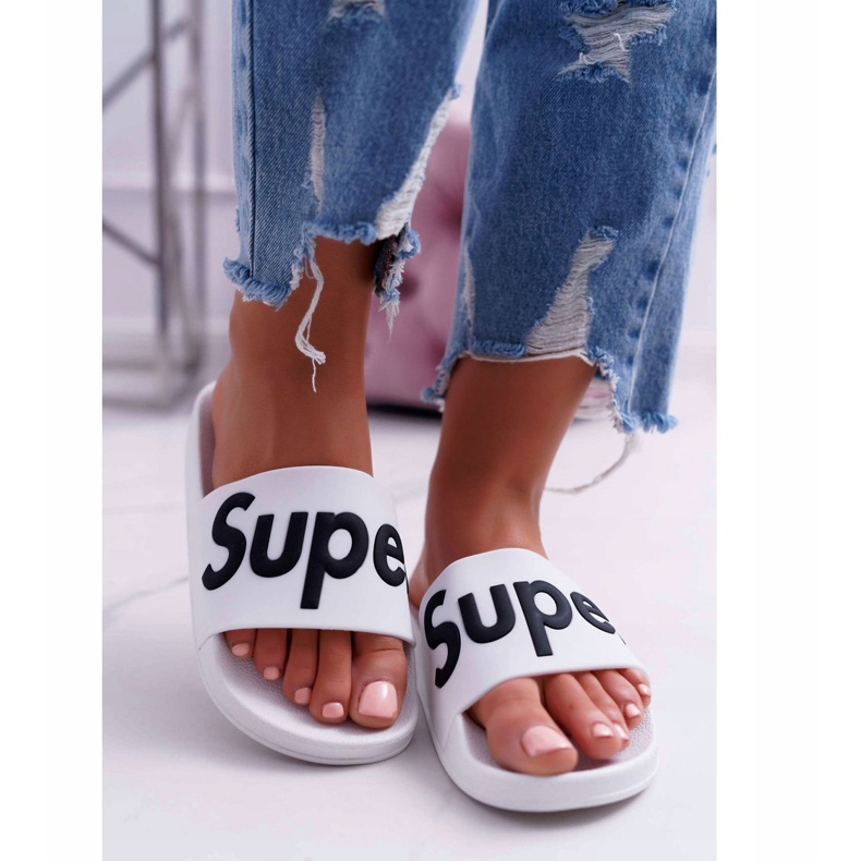 PS1 Kvinnors vita tofflor Super Losaria 2