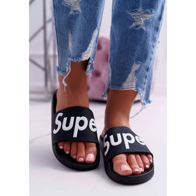 SEA Svarta tofflor för kvinnor Super Losaria 2