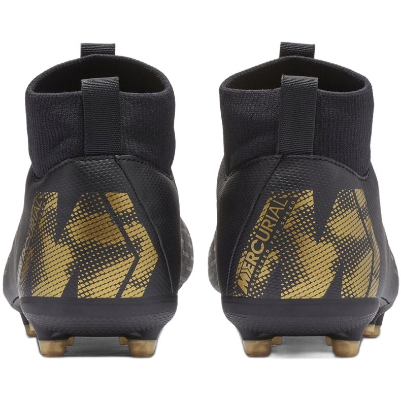 Nike Mercurial Superfly 6 Academy Mg Jr AH7337-077 fotbollsskor svart 3