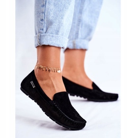 Vinceza Dam Loafers Mocka Läder Svart Papito 1