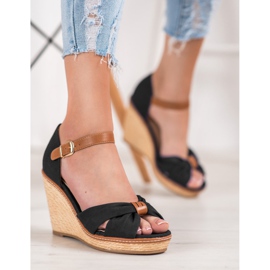 SHELOVET Sandaler med hög klack svart 1