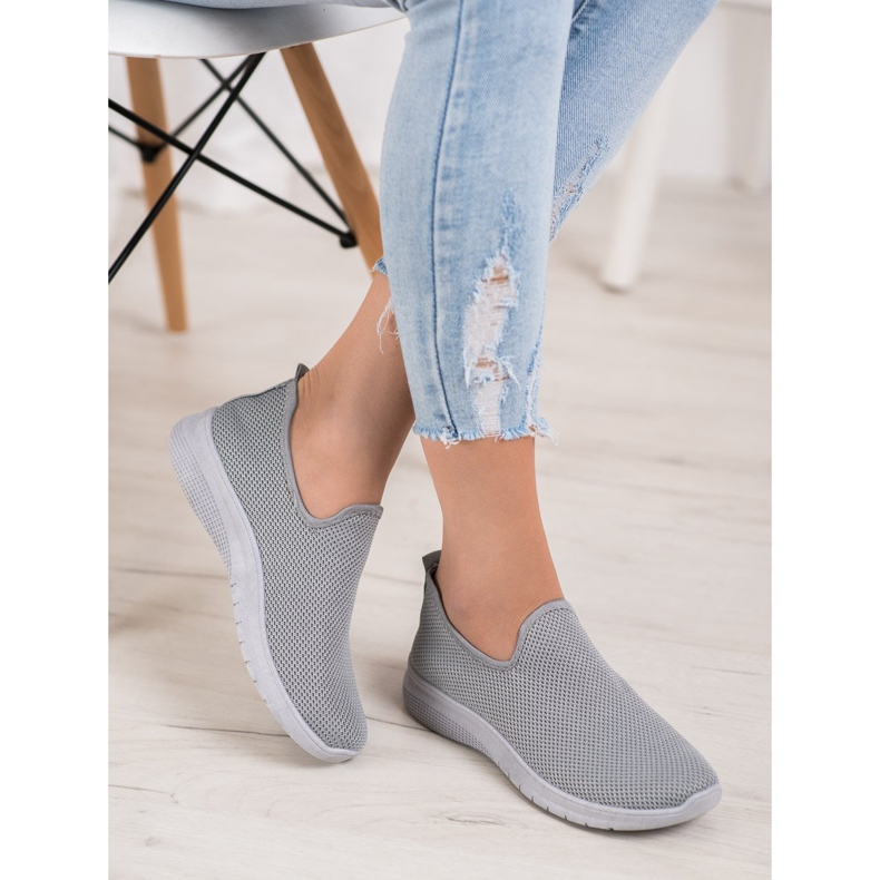 Super Mode Slip-on sportskor grå 1