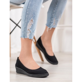 SHELOVET Svart Casual Ballerinas 2