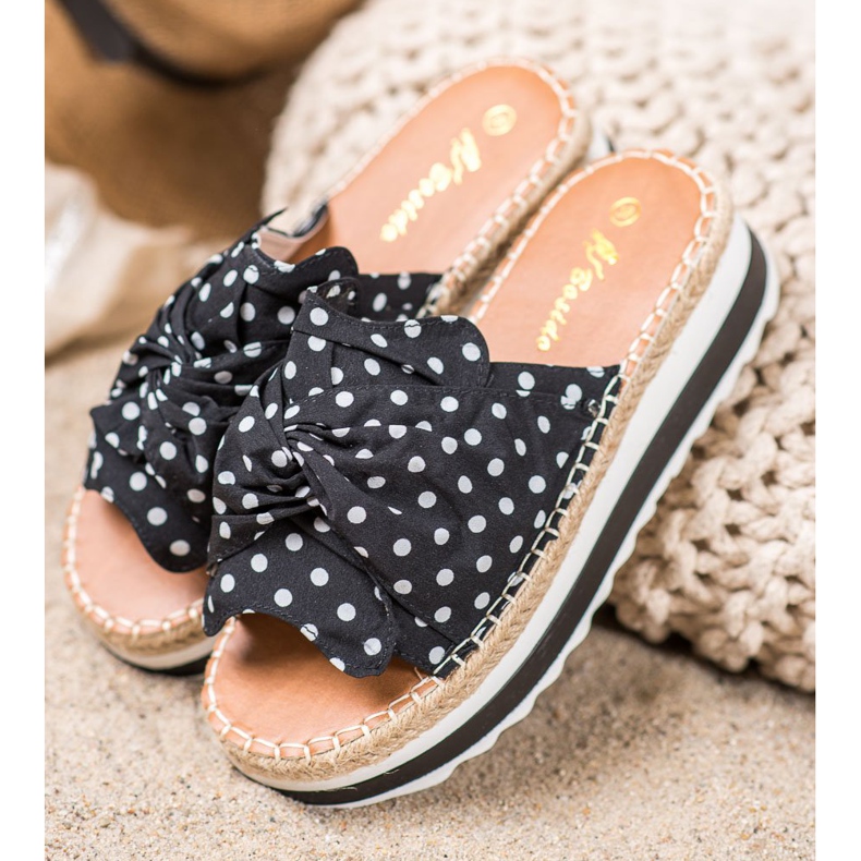 SHELOVET Tofflor På En Hög Plattform svart 1