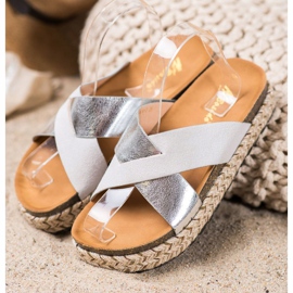 SHELOVET Tofflor På Plattformen grå 1