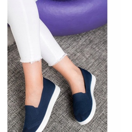 Via Giulia  Slipons på plattformen blå 1